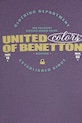 Chłopiec United Colors of Benetton longsleeve bawełniany dziecięcy 3I1XC10Q3.G.seasonal fioletowy
