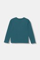 United Colors of Benetton longsleeve bawełniany dziecięcy 3I1XC10Q3.G.seasonal turkusowy AW25