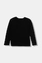 Παιδικό βαμβακερό μακρυμάνικο United Colors of Benetton 3I1XC10Q3.G.seasonal μαύρο AW25