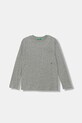 United Colors of Benetton longsleeve din bumbac pentru copii print gri 3I1XC10QS.G.seasonal