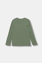 United Colors of Benetton longsleeve bawełniany dziecięcy 3I1XC10QS.G.seasonal zielony AW25