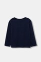 Дитячий бавовняний лонгслів United Colors of Benetton 3I1XG10F2.P.reproposed темно-синій AW25