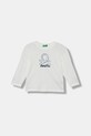United Colors of Benetton longsleeve dziecięcy pozostałe biały 3I1XG10JZ.P.seasonal