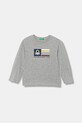 Dětské tričko s dlouhým rukávem United Colors of Benetton kulatý šedá 3I1XG10JZ.P.seasonal