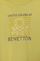 Chłopiec United Colors of Benetton longsleeve dziecięcy 3I1XG10JZ.P.seasonal zielony