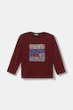 United Colors of Benetton longsleeve dziecięcy pozostałe bordowy 3I1XG10JZ.P.seasonal