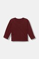 United Colors of Benetton longsleeve dziecięcy 3I1XG10JZ.P.seasonal bordowy AW25
