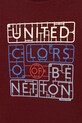 Chłopiec United Colors of Benetton longsleeve dziecięcy 3I1XG10JZ.P.seasonal bordowy