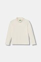 United Colors of Benetton longsleeve dziecięcy z elastanem beżowy 3DKEG10JU.P.seasonal