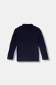 United Colors of Benetton longsleeve dziecięcy z elastanem granatowy 3DKEG10JU.P.seasonal