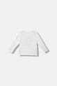 United Colors of Benetton longsleeve bawełniany dziecięcy 3I1XC10QR.G.seasonal biały AW25