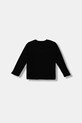 United Colors of Benetton longsleeve din bumbac pentru copii 3I1XC10QR.G.seasonal negru AW25