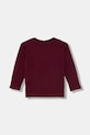 United Colors of Benetton longsleeve bawełniany dziecięcy 3I1XG10KH.P.seasonal bordowy AW25