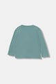 Хлопковый детский лонгслив United Colors of Benetton 3I1XG10KQ.P.seasonal бирюзовый AW25