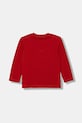 United Colors of Benetton longsleeve bawełniany dziecięcy 3I1XG10KQ.P.seasonal czerwony AW25