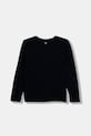 Хлопковый детский лонгслив United Colors of Benetton 3IVWC10PW.G.seasonal тёмно-синий AW25