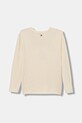 Хлопковый детский лонгслив United Colors of Benetton 3IVWC10PW.G.seasonal бежевый AW25