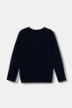 United Colors of Benetton longsleeve bawełniany dziecięcy 3JERC10QO.G.seasonal granatowy AW25