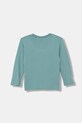 United Colors of Benetton longsleeve bawełniany dziecięcy 3JERG10K5.P.seasonal turkusowy AW25