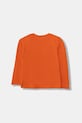 Хлопковый детский лонгслив United Colors of Benetton 3JERG10K5.P.seasonal оранжевый AW25