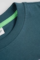 Chłopiec Coccodrillo longsleeve bawełniany dziecięcy ZC5143101VBA turkusowy
