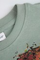 Chłopiec Coccodrillo longsleeve bawełniany dziecięcy ZC5143102VBA zielony