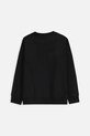 Coccodrillo longsleeve bawełniany dziecięcy ZC5143107VBA czarny AW25