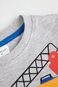 Chłopiec Coccodrillo longsleeve z bawełną dziecięcy ZC5143101CBK szary