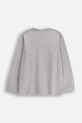 Coccodrillo longsleeve dziecięcy z bawełną ZC5143105VBA szary AW25