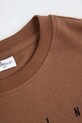 Chłopiec Coccodrillo longsleeve bawełniany dziecięcy ZC5143101CBJ brązowy