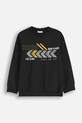 Coccodrillo longsleeve dziecięcy nadruk czarny ZC5143102CBJ