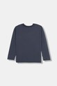 United Colors of Benetton longsleeve bawełniany dziecięcy 3ATNC10QU.G.Seasonal granatowy AW25