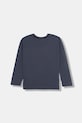 United Colors of Benetton longsleeve bawełniany dziecięcy 3ATNC10QU.G.Seasonal granatowy AW25
