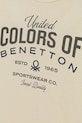 Chłopiec United Colors of Benetton longsleeve bawełniany dziecięcy 3ATNC10QU.G.Seasonal beżowy