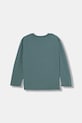 United Colors of Benetton longsleeve bawełniany dziecięcy 3ATNC10QU.G.Seasonal zielony AW25