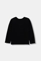 United Colors of Benetton longsleeve bawełniany dziecięcy 3ATNC10QU.G.Seasonal czarny AW25