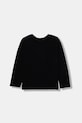 United Colors of Benetton longsleeve bawełniany dziecięcy 3ATNC10QU.G.Seasonal czarny AW25