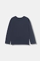 United Colors of Benetton longsleeve bawełniany dziecięcy 3ATNC10R8.G.Seasonal granatowy AW25
