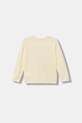 United Colors of Benetton longsleeve bawełniany dziecięcy 3ATNC10R8.G.Seasonal beżowy AW25