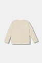 United Colors of Benetton longsleeve bawełniany dziecięcy 3ATNC10RL.G.Seasonal beżowy AW25