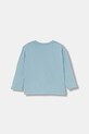 United Colors of Benetton longsleeve bawełniany dziecięcy 3ATNG10KT.P.Seasonal niebieski AW25
