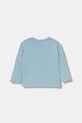 United Colors of Benetton longsleeve bawełniany dziecięcy 3ATNG10KT.P.Seasonal niebieski AW25