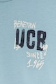 Chłopiec United Colors of Benetton longsleeve bawełniany dziecięcy 3ATNG10KT.P.Seasonal niebieski