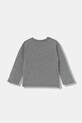 United Colors of Benetton longsleeve bawełniany dziecięcy 3ATNG10KT.P.Seasonal szary AW25