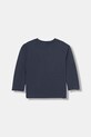 United Colors of Benetton longsleeve bawełniany dziecięcy 3ATNG10KU.P.Seasonal granatowy AW25