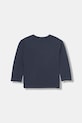 United Colors of Benetton longsleeve bawełniany dziecięcy 3ATNG10KU.P.Seasonal granatowy AW25