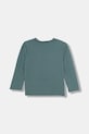United Colors of Benetton longsleeve bawełniany dziecięcy 3ATNG10KU.P.Seasonal zielony AW25