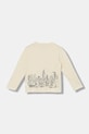 United Colors of Benetton longsleeve bawełniany dziecięcy 3ATNG10KV.P.Seasonal beżowy AW25