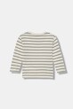 United Colors of Benetton longsleeve bawełniany dziecięcy 3XVJG10KW.P.Seasonal beżowy AW25
