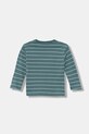 United Colors of Benetton longsleeve bawełniany dziecięcy 3XVJG10KW.P.Seasonal zielony AW25